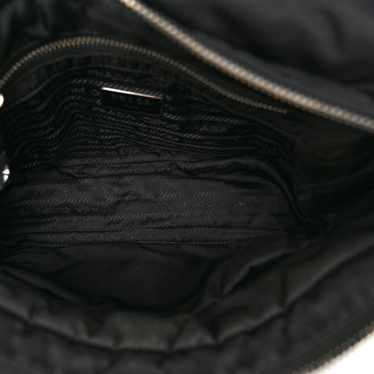 Prada Re-Nylon Quilted Padded Flap Shoulder Bag Black 5 of 11