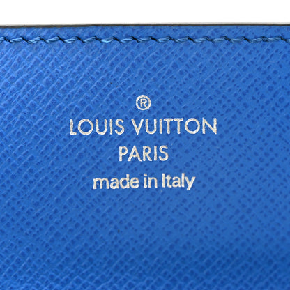 Louis Vuitton Taigarama Card Holder Necklace Agave Blue 6 of 9