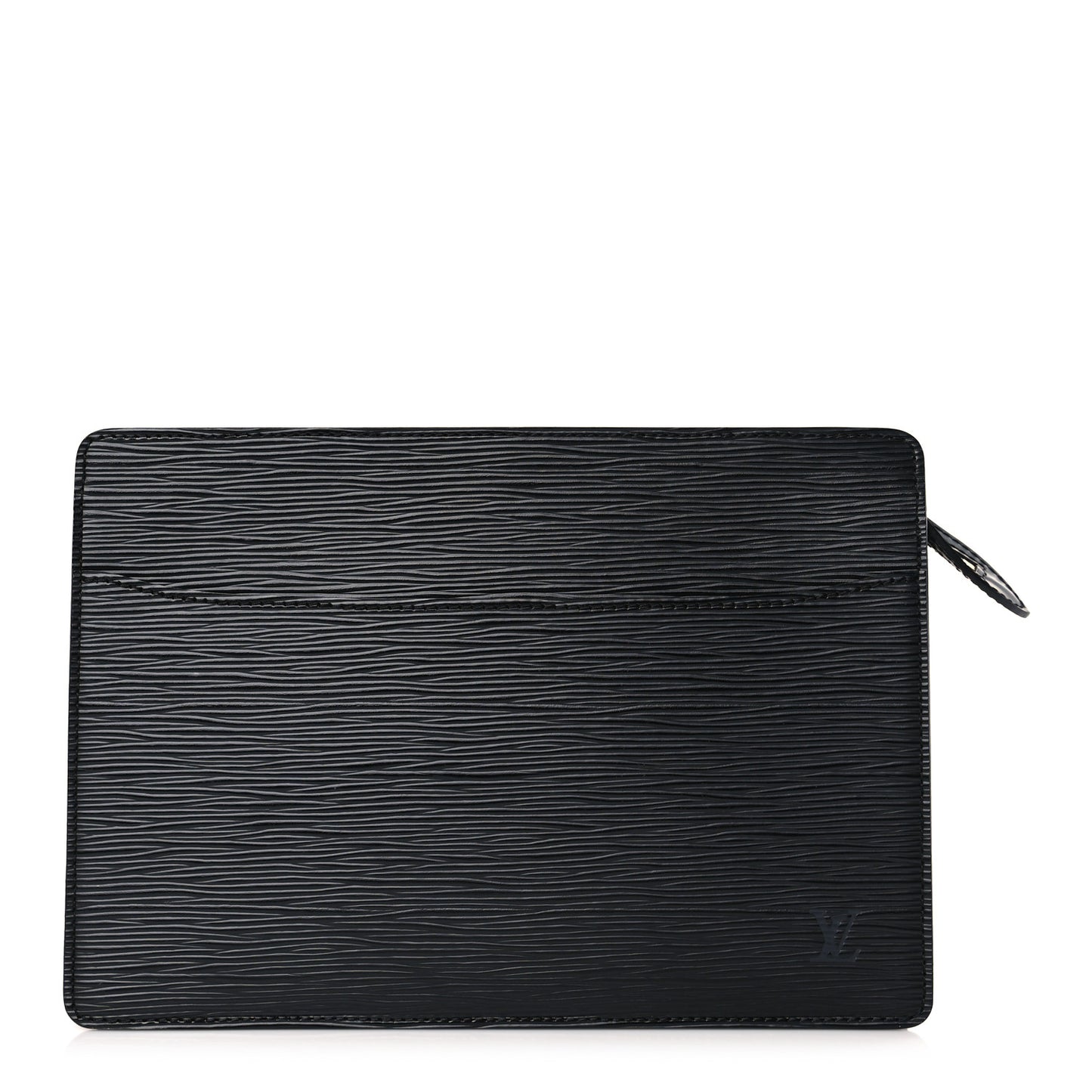 Epi Pochette Homme Clutch Black