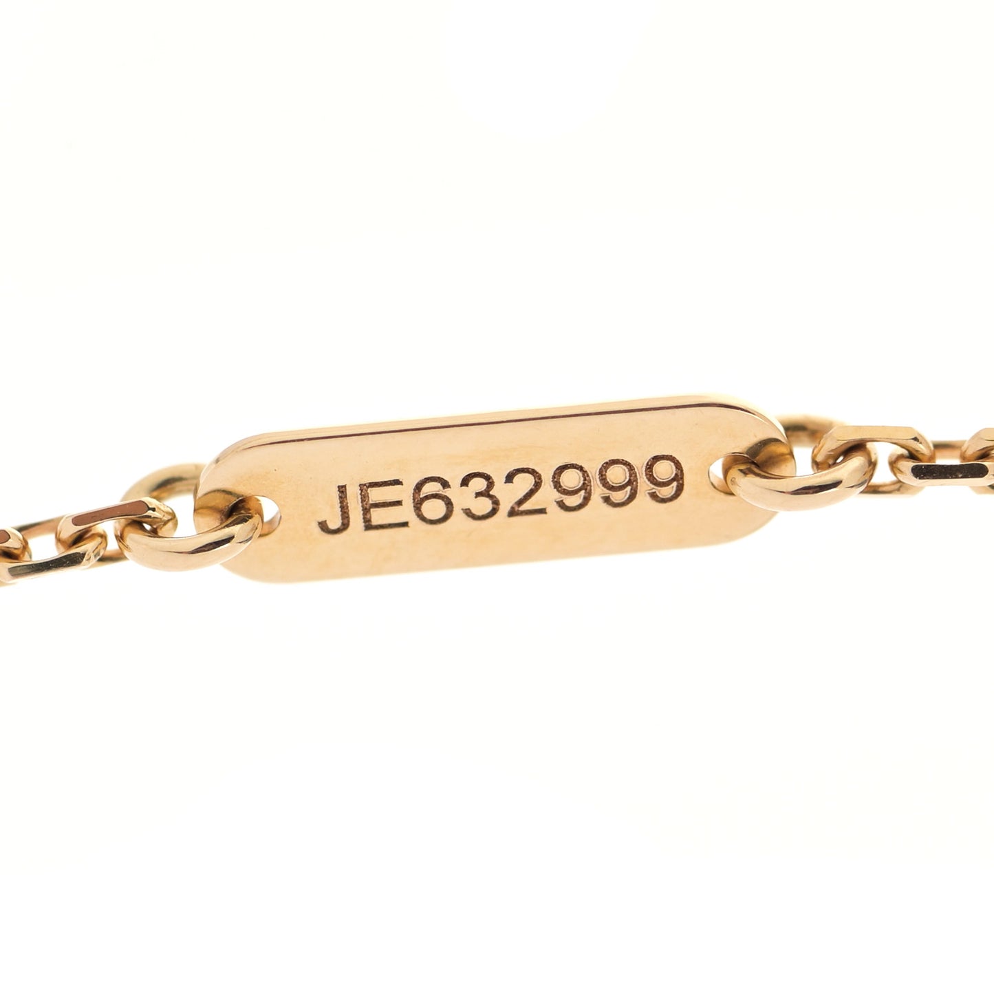 18K Yellow Gold Carnelian Vintage Alhambra Pendant Necklace