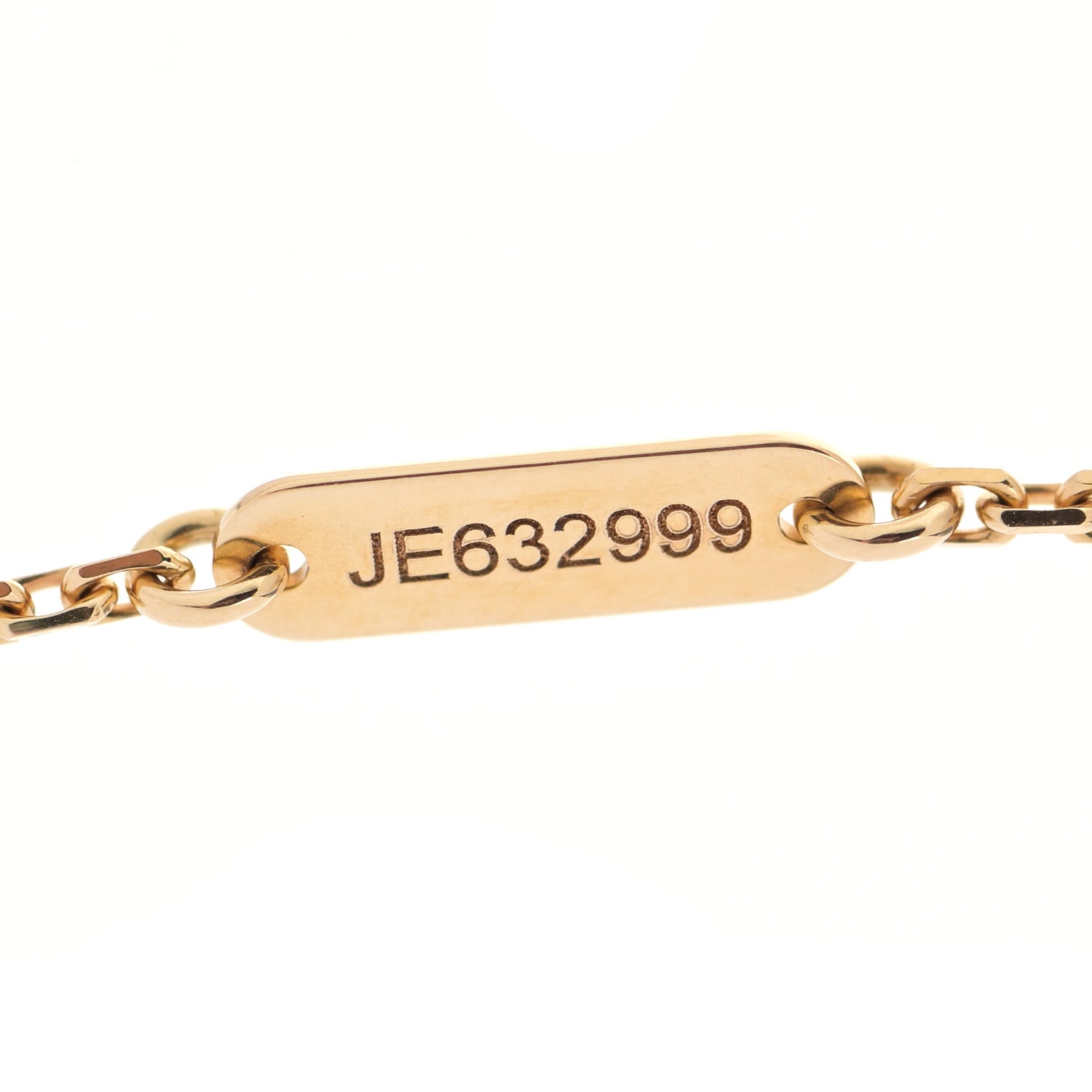 Van Cleef & Arpels 18K Yellow Gold Carnelian Vintage Alhambra Pendant Necklace 6 of 6
