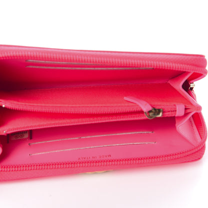 Chanel Patent Quilted Small Boy Zip Around Wallet Pink 5 of 8