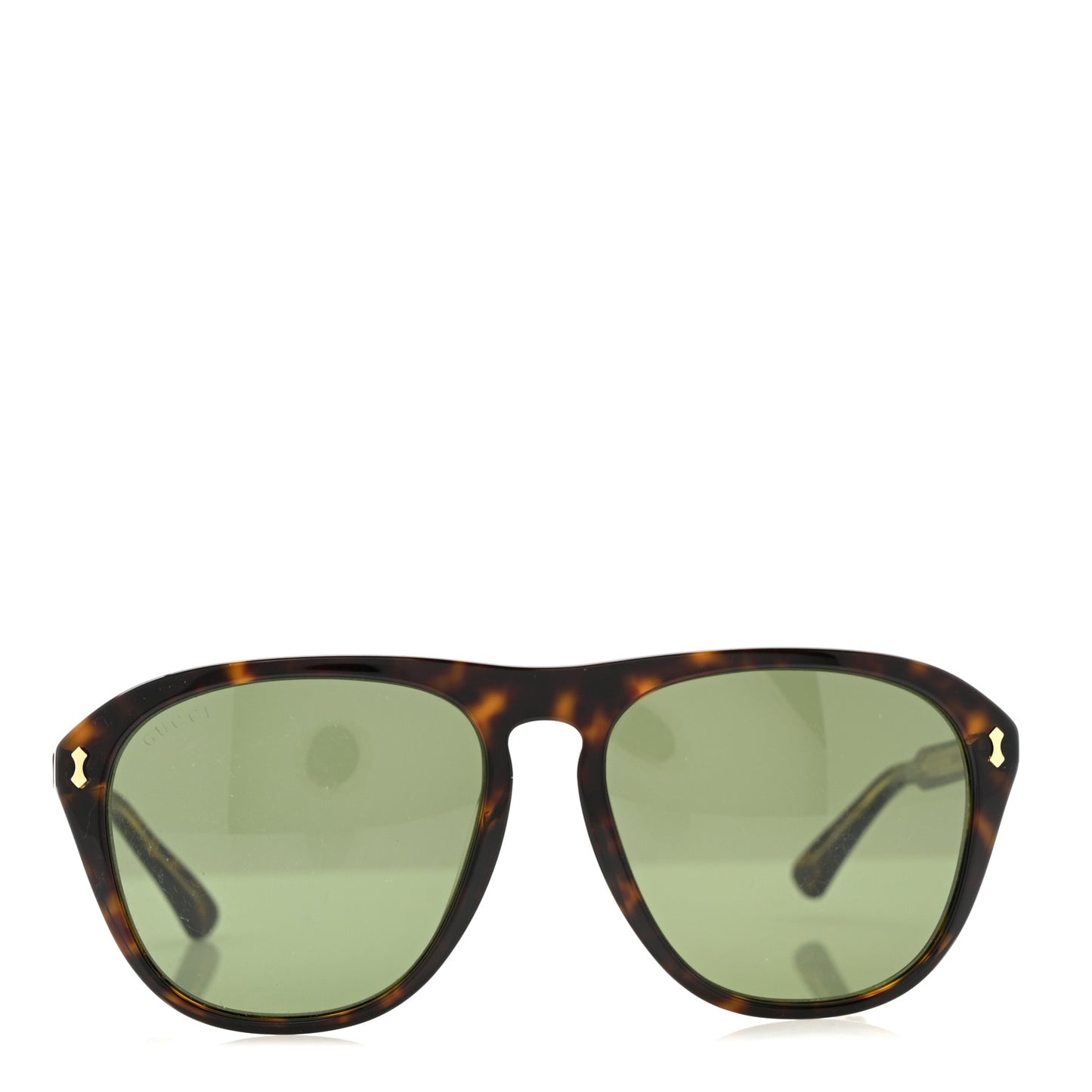 Acetate Aviator Sunglasses GG0128S Tortoise
