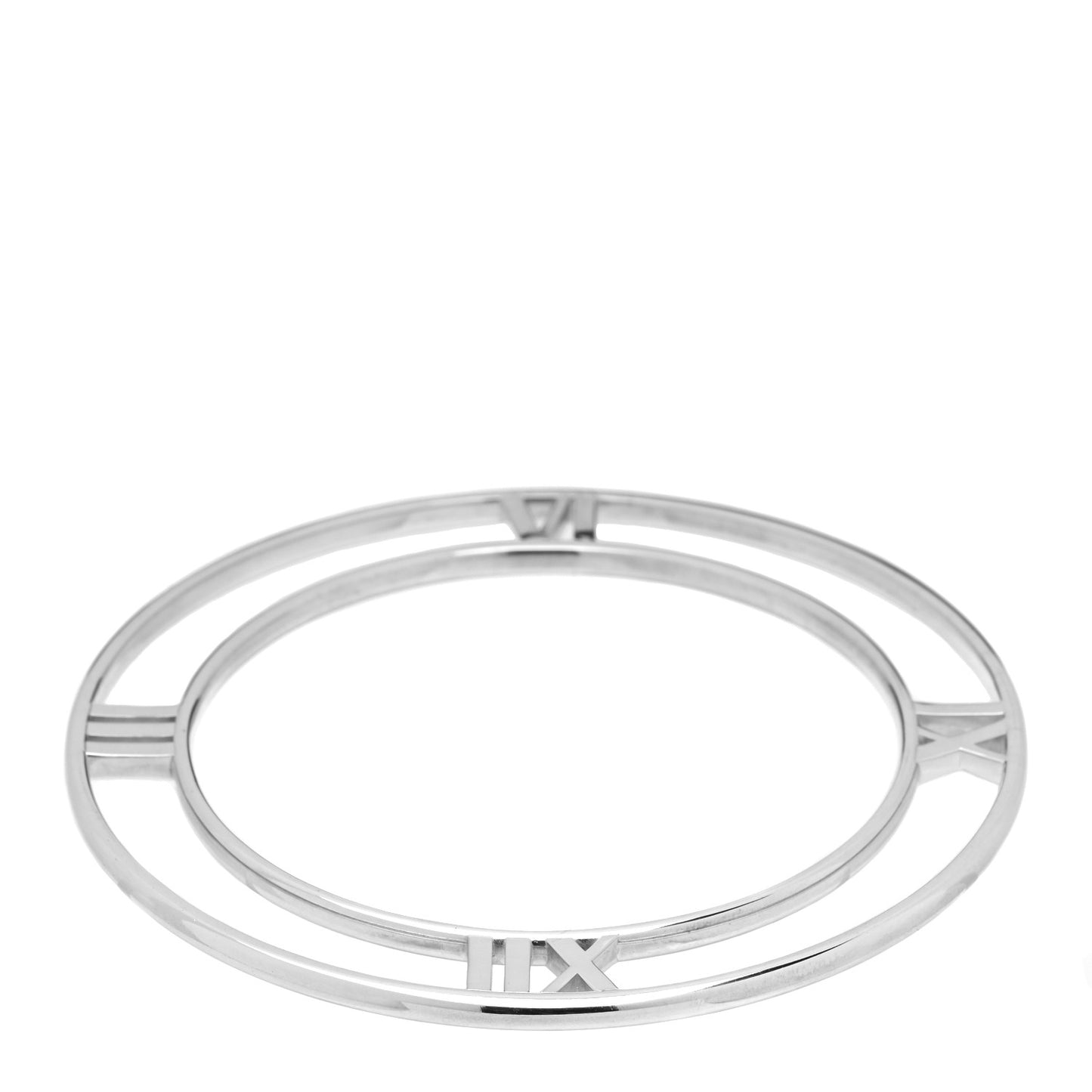 Sterling Silver Atlas Flat Bangle Bracelet