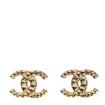 Chanel CC Earrings Gold 1 of 5