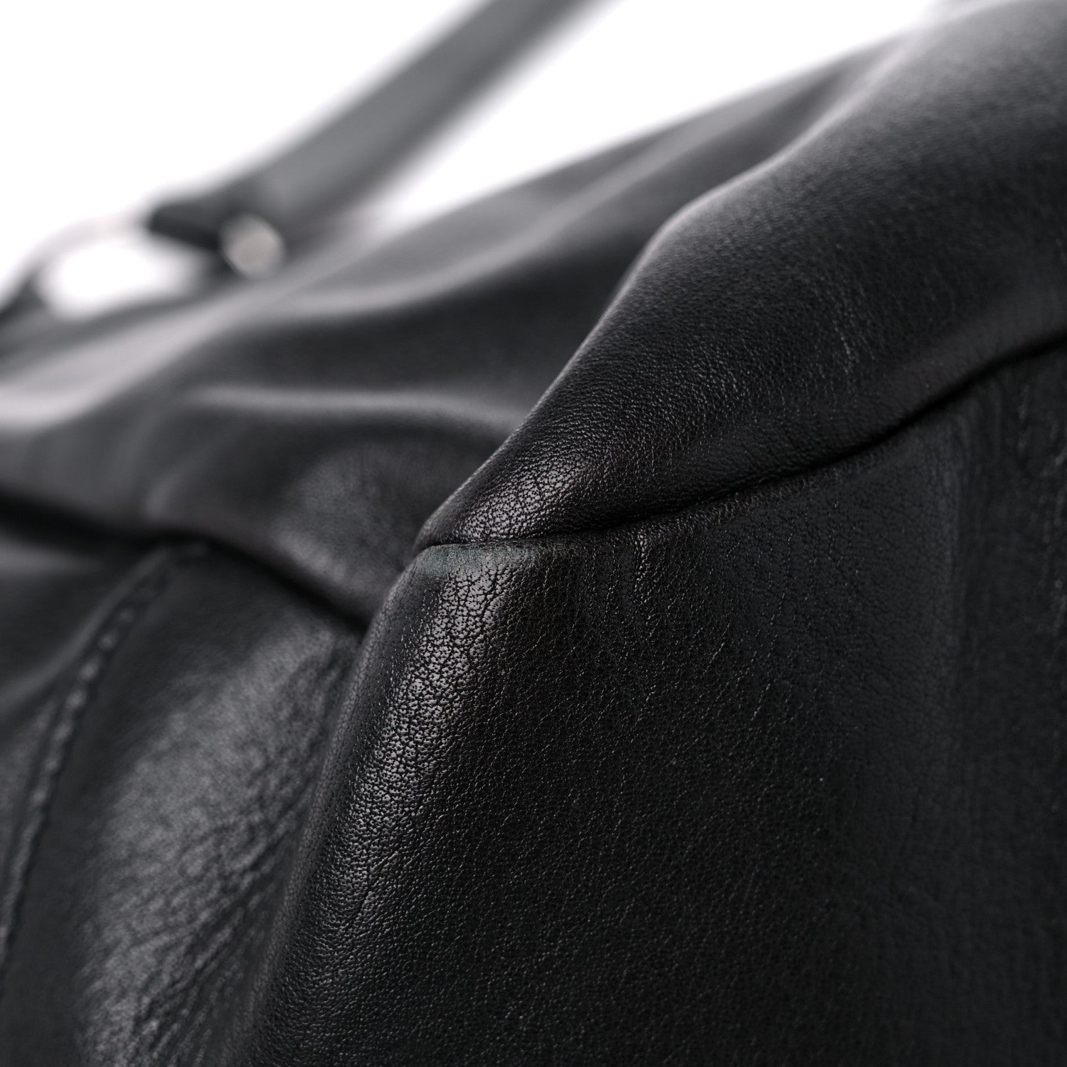 Prada Vitello Daino Flap Shoulder Bag Black 10 of 19