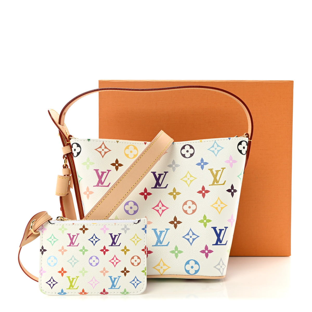 LV X TM Monogram Multicolor All In BB White