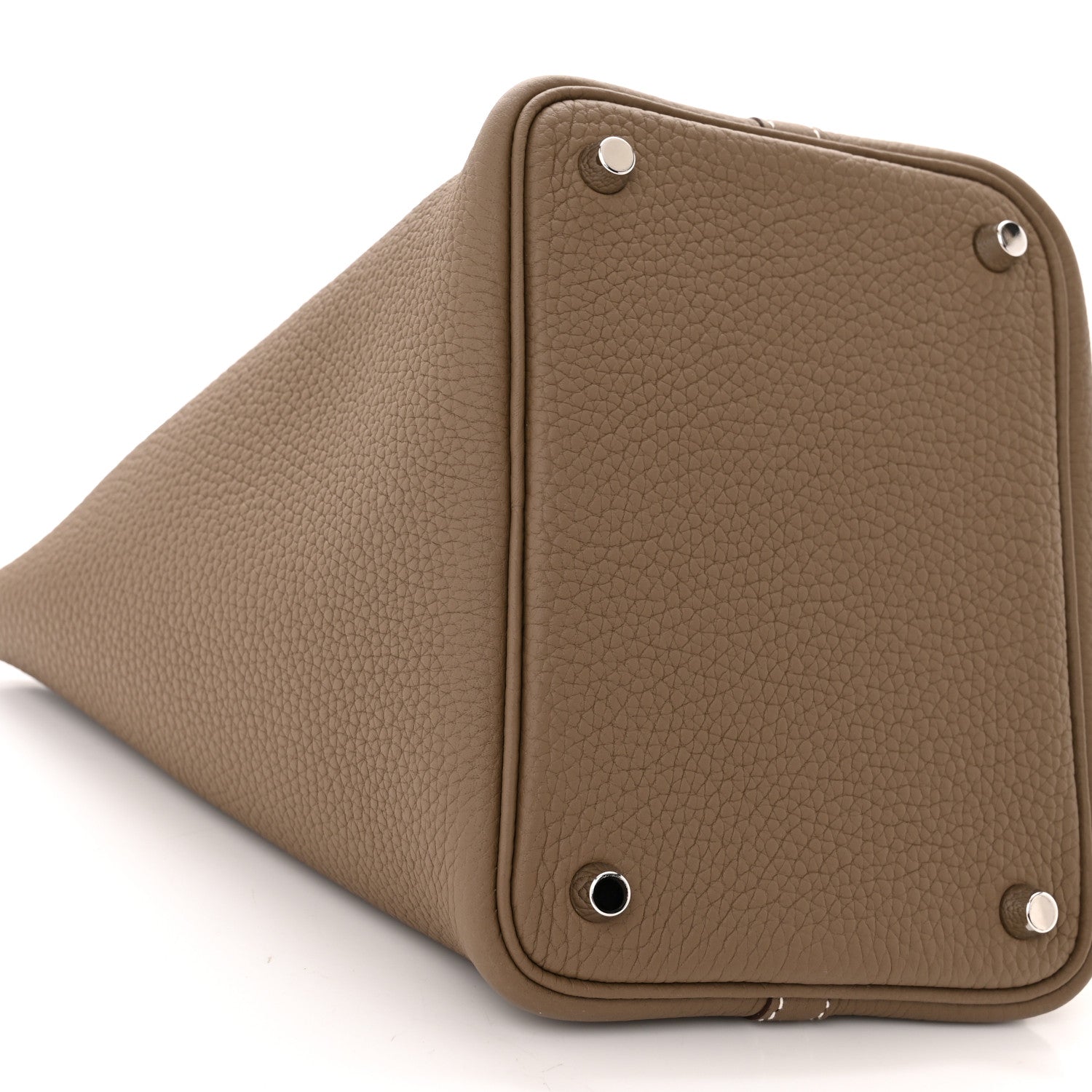 Hermes Taurillon Clemence Picotin Lock 18 PM Etoupe 9 of 11