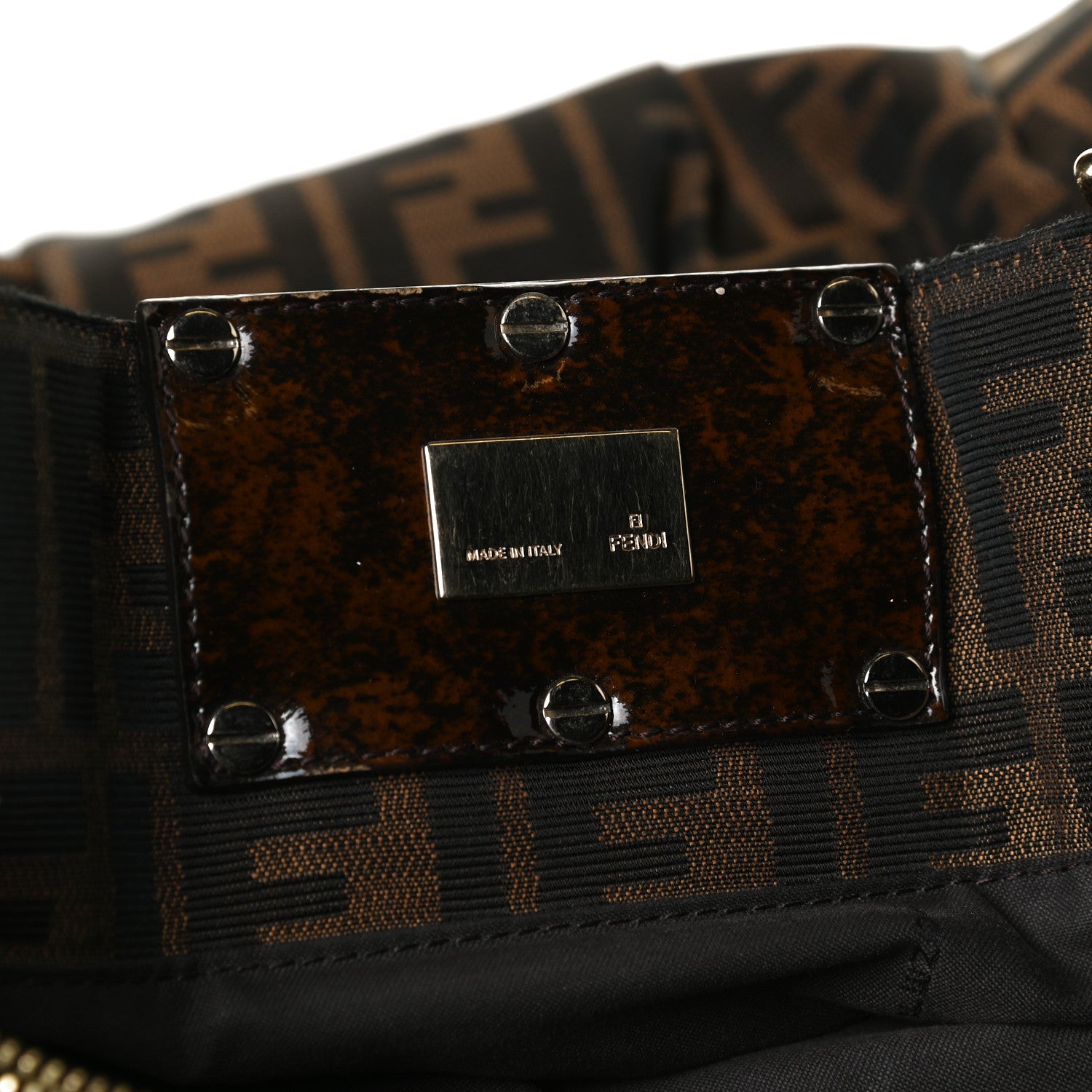 Fendi Zucca Mia Tote Tobacco 6 of 13
