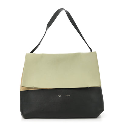 Celine Calfskin Suede All Soft Shoulder Bag Pistachio 1 of 9