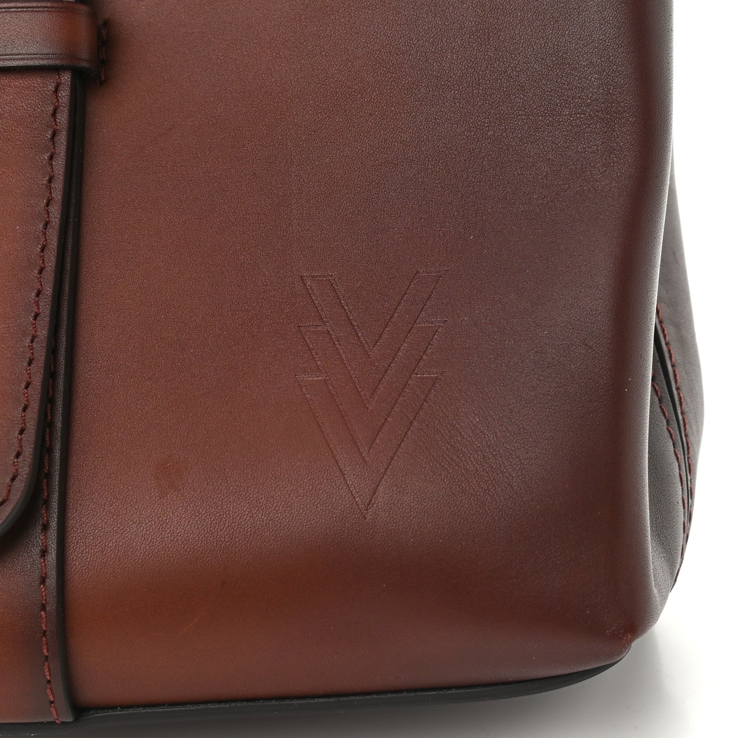 Louis Vuitton Ombre Calfskin Monogram Cartable Acajou 8 of 10