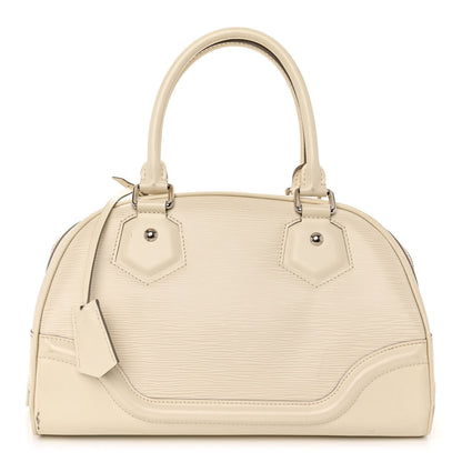 Louis Vuitton Epi Bowling Montaigne PM Ivory 1 of 10