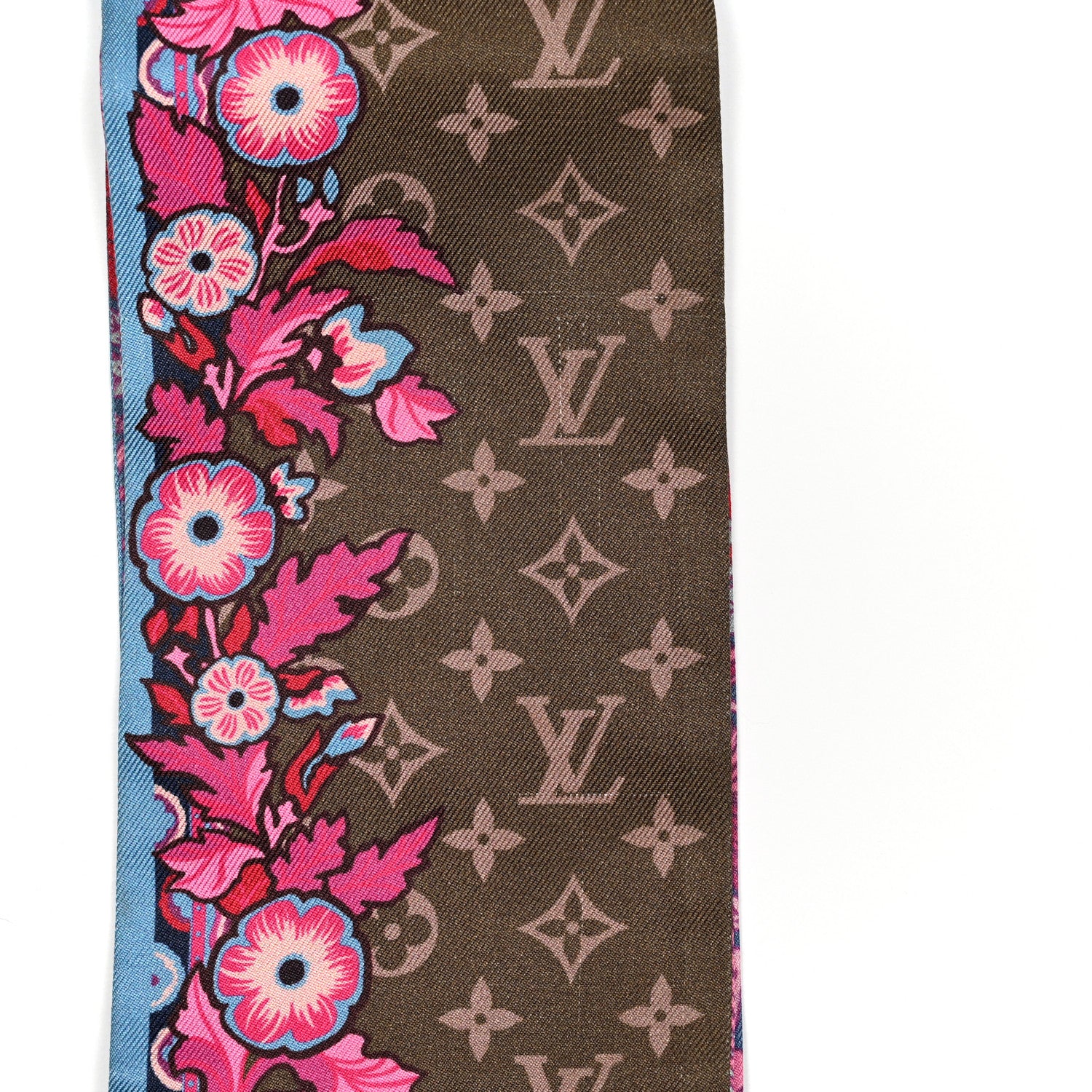 Louis Vuitton Silk Louis A Paris Bandeau Fuchsia 4 of 4