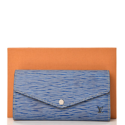 Louis Vuitton Epi Sarah Wallet NM Denim Light 7 of 7