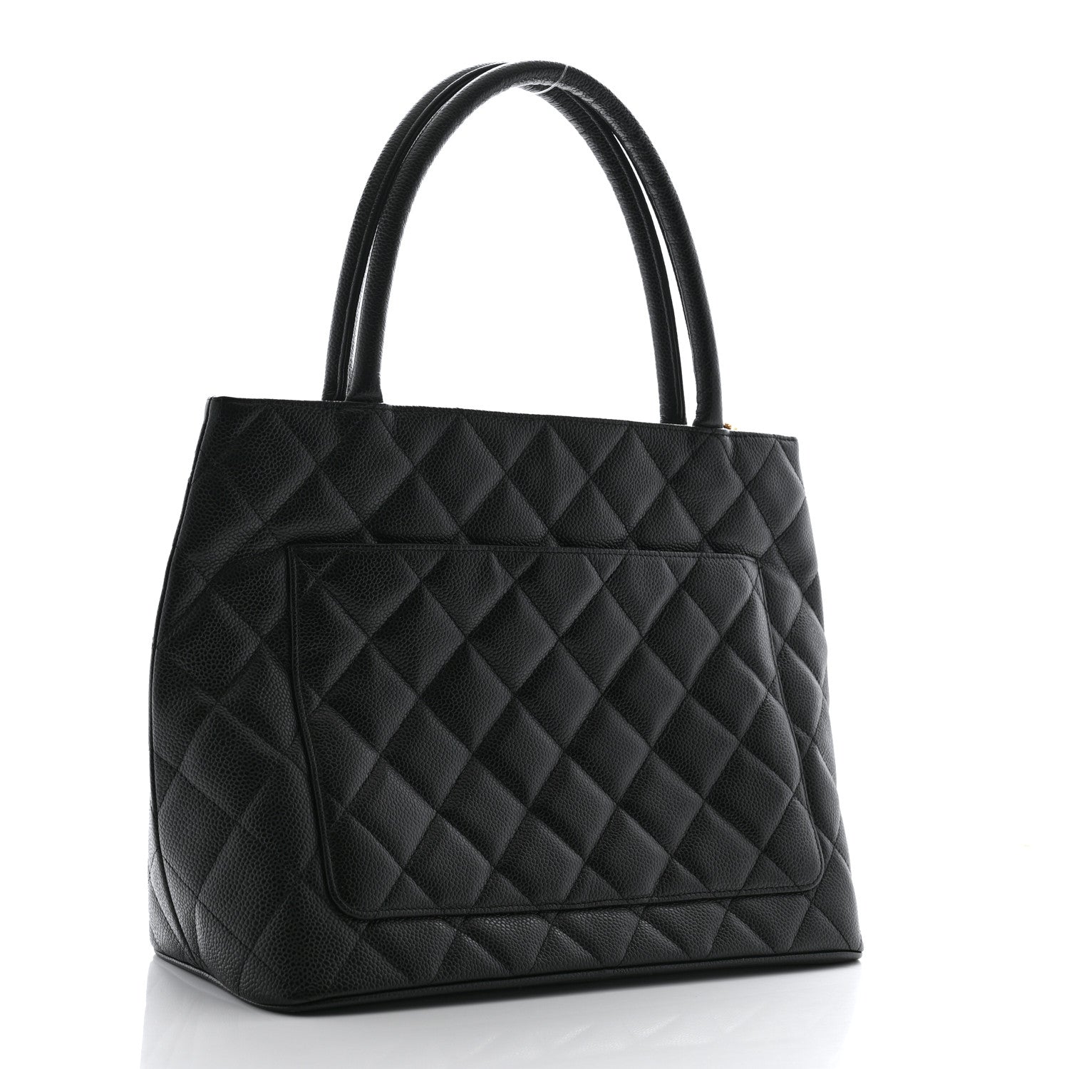 Chanel Caviar Quilted Medallion Tote Black 3 of 12