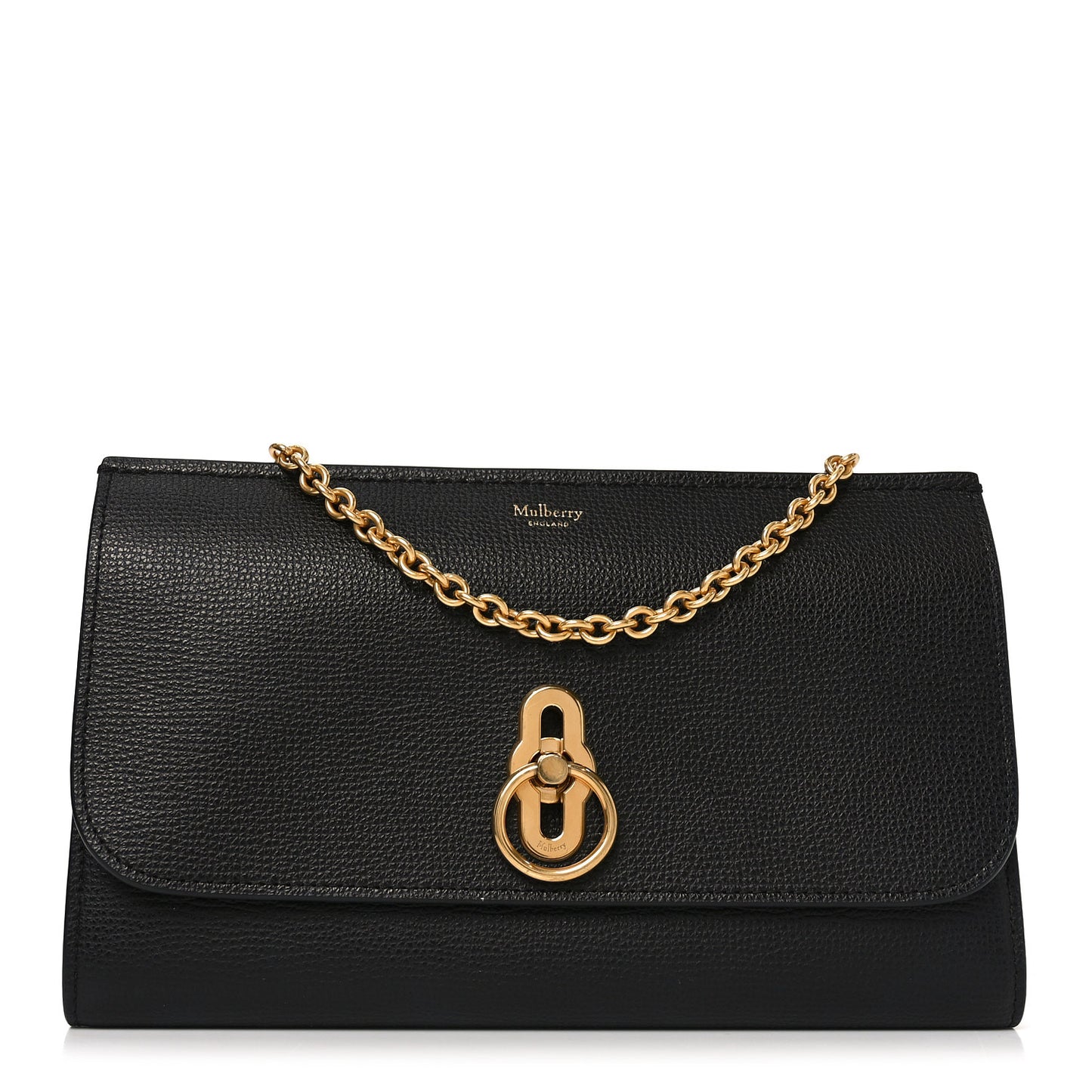 Small Classic Grain Amberley Convertible Clutch Black