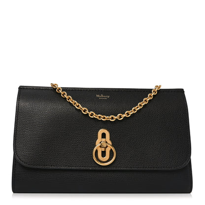 Mulberry Small Classic Grain Amberley Convertible Clutch Black 1 of 9