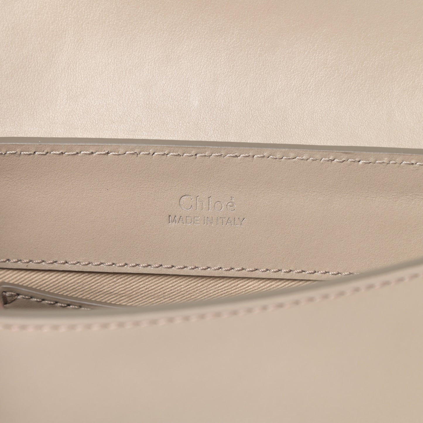 Calfskin Suede C Belt Bag Motty Grey