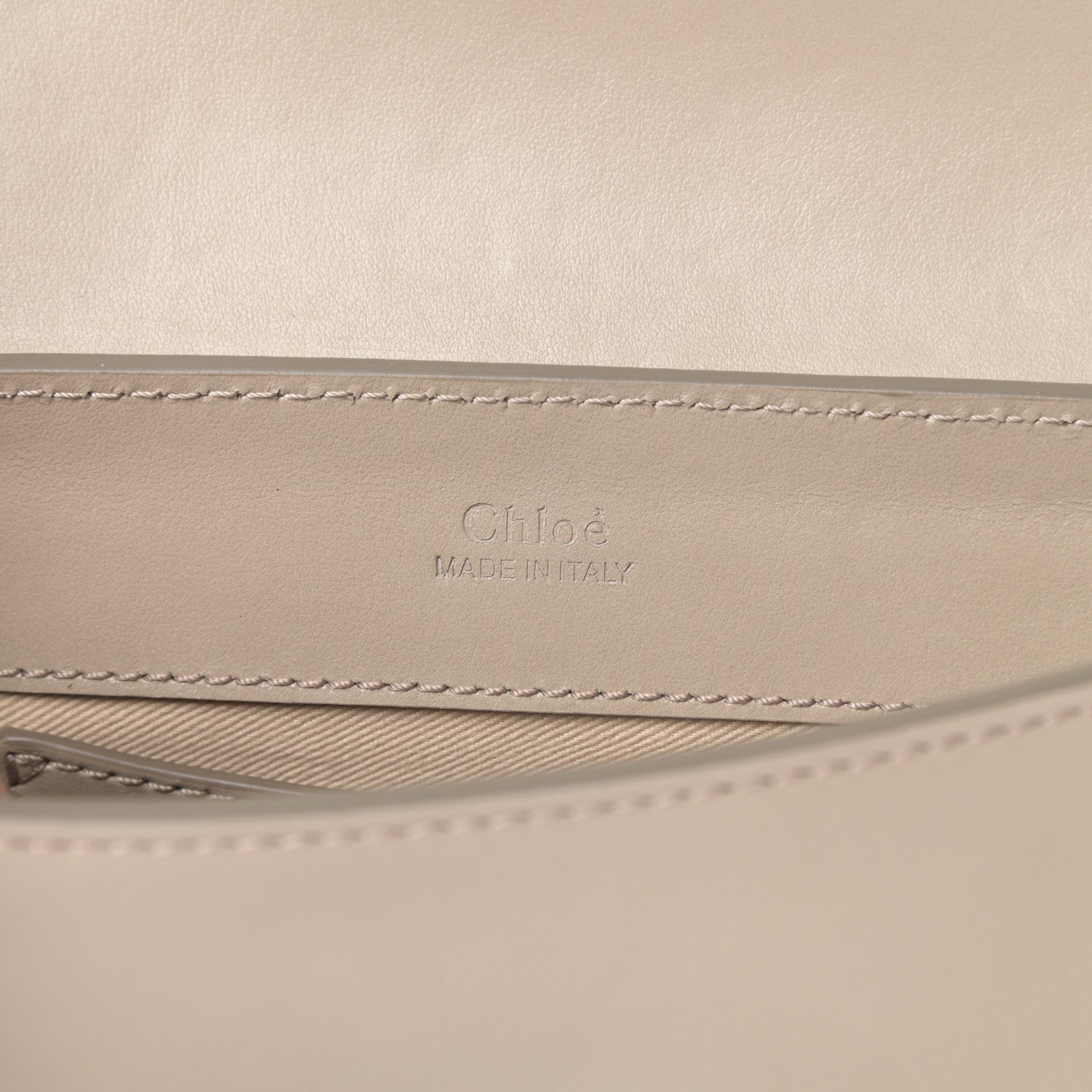 Chloe Calfskin Suede C Belt Bag Motty Grey 6 of 9