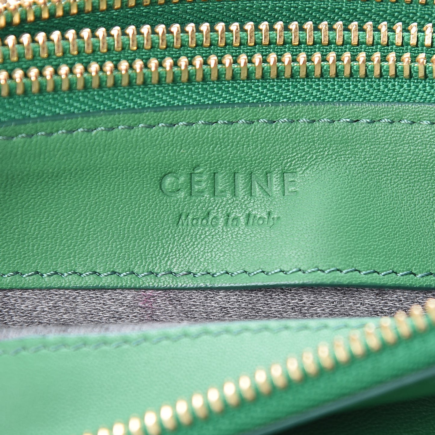 Lambskin Small Trio Crossbody Bag Grass