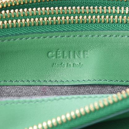 Celine Lambskin Small Trio Crossbody Bag Grass 8 of 13