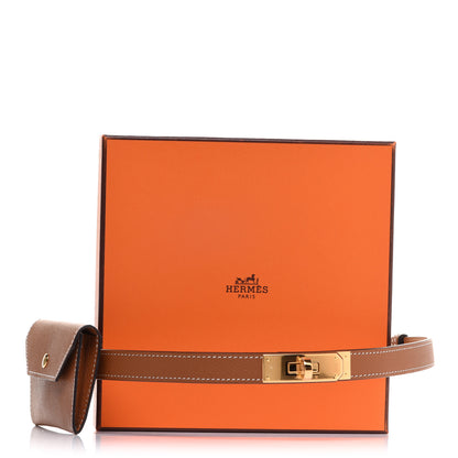 Hermes Epsom Kelly Pocket Belt Gold 9 of 9