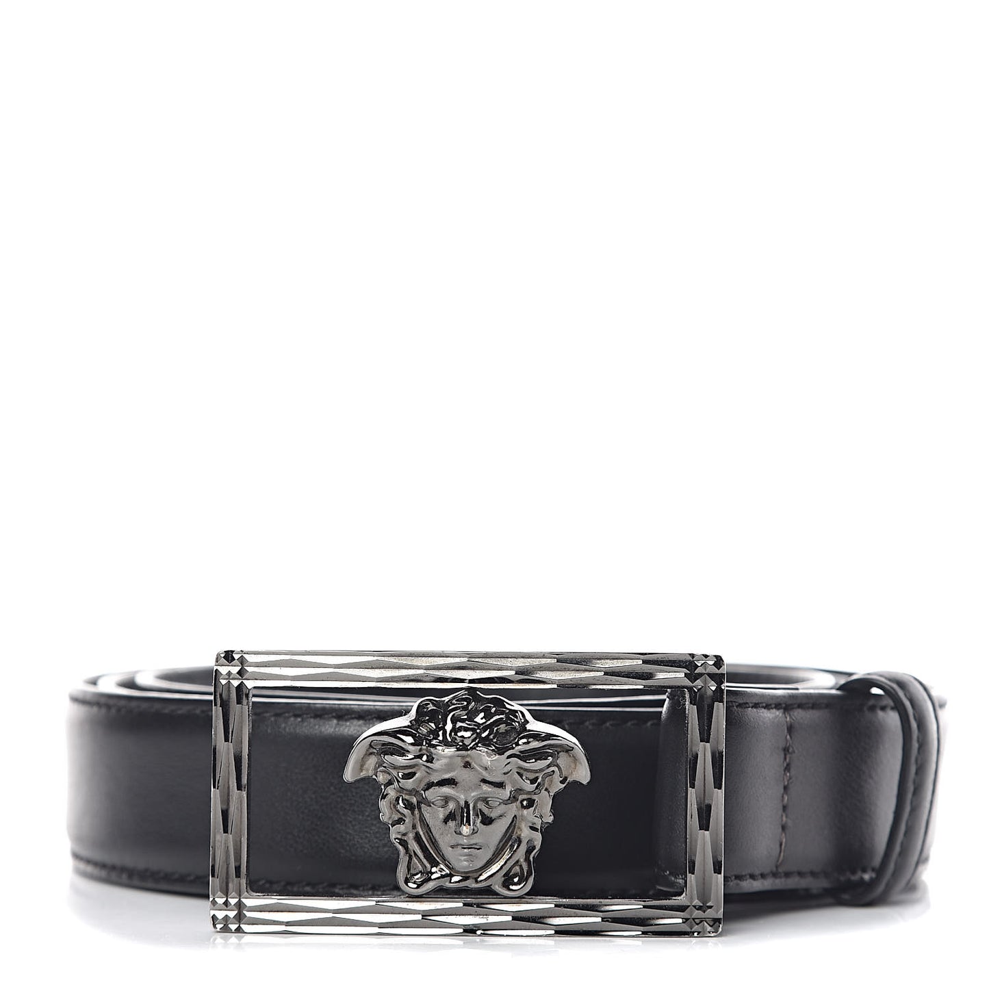 Calfskin Palazzo Medusa Belt 115 46 Black