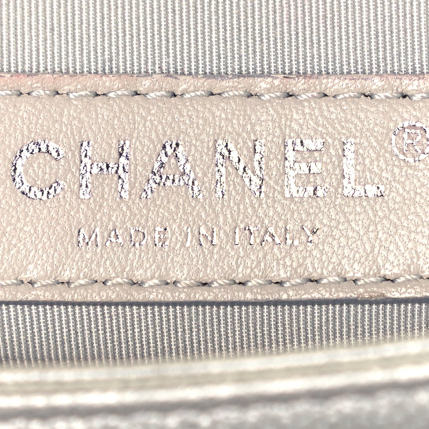 Chanel Metallic Caviar Quilted New Medium Boy Flap Silver 6 of 11