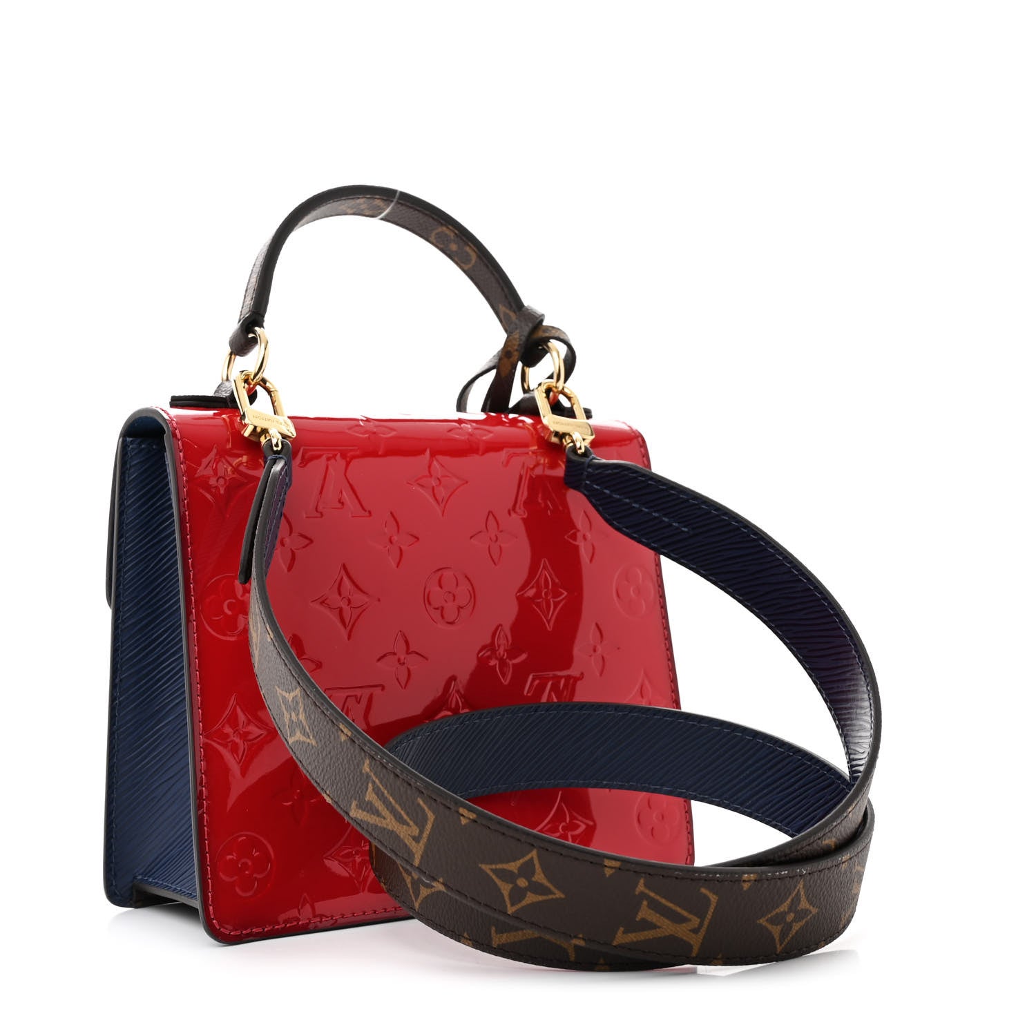 Louis Vuitton Vernis Epi Monogram Spring Street Scarlet 3 of 11