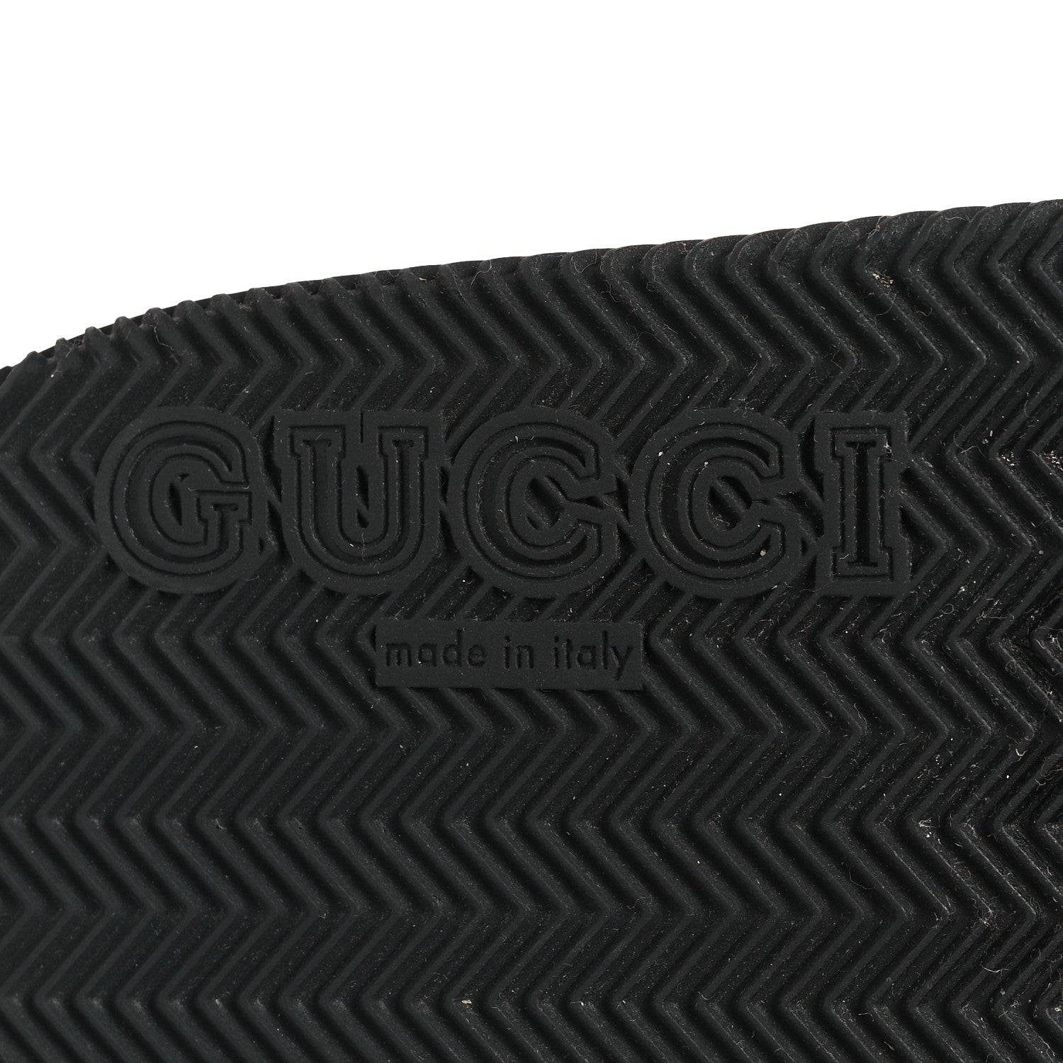 Gucci Rubber Web Mens Criss Cross Slide Sandals 35 Green Red 7 of 9