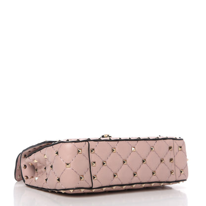 Valentino Garavani Nappa Small Rockstud Spike Shoulder Bag Water Rose 5 of 9