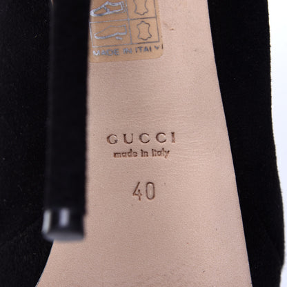 Gucci Suede Sofia Pumps 40 Black 9 of 15