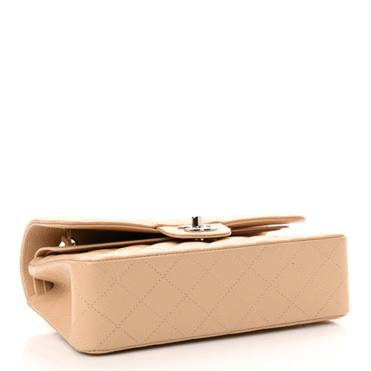 Chanel Caviar Quilted Small Double Flap Beige 4 of 12