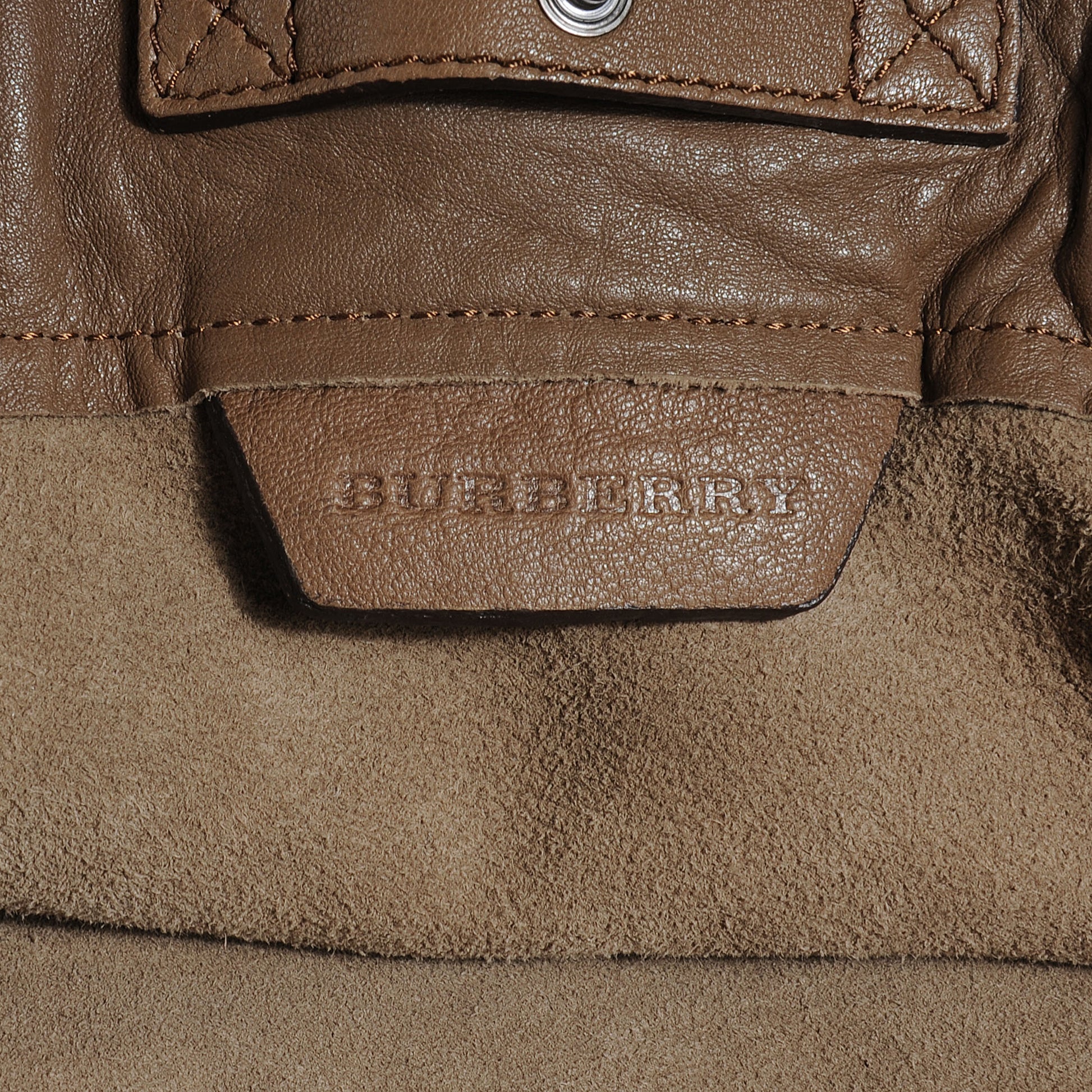 Burberry Leather Packable Tote Brown 7 of 7