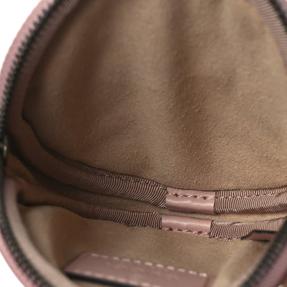 Gucci Calfskin Matelasse GG Marmont Mini Bag Coin Purse Mystic White Perfect Pink 10 of 16