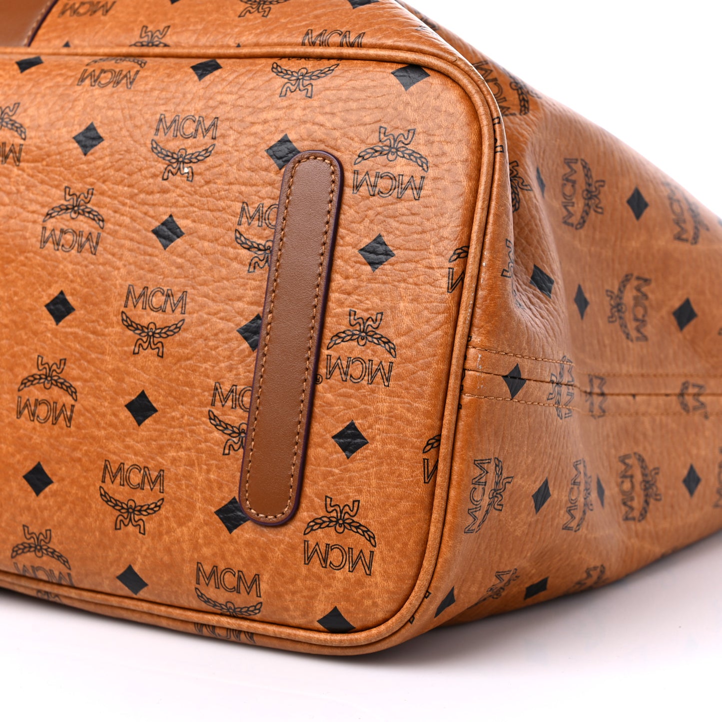 Visetos Large Liz Reversible Shopper Tote Cognac