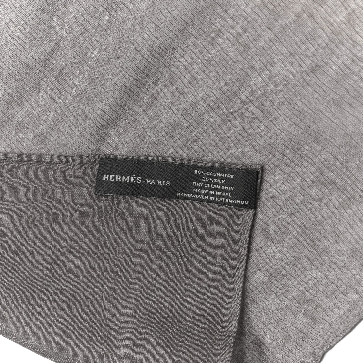 Cashmere Silk Plume Ombre Unie 140 Scarf