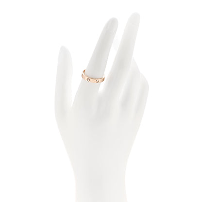 Cartier 18K Pink Gold 3.5mm LOVE Wedding Band Ring 56 7.5 2 of 5