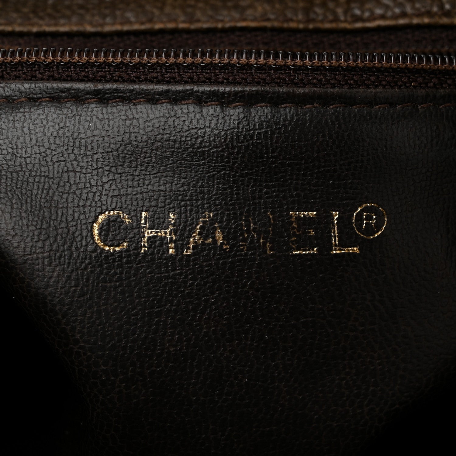 Chanel Caviar CC Backpack Brown 6 of 14