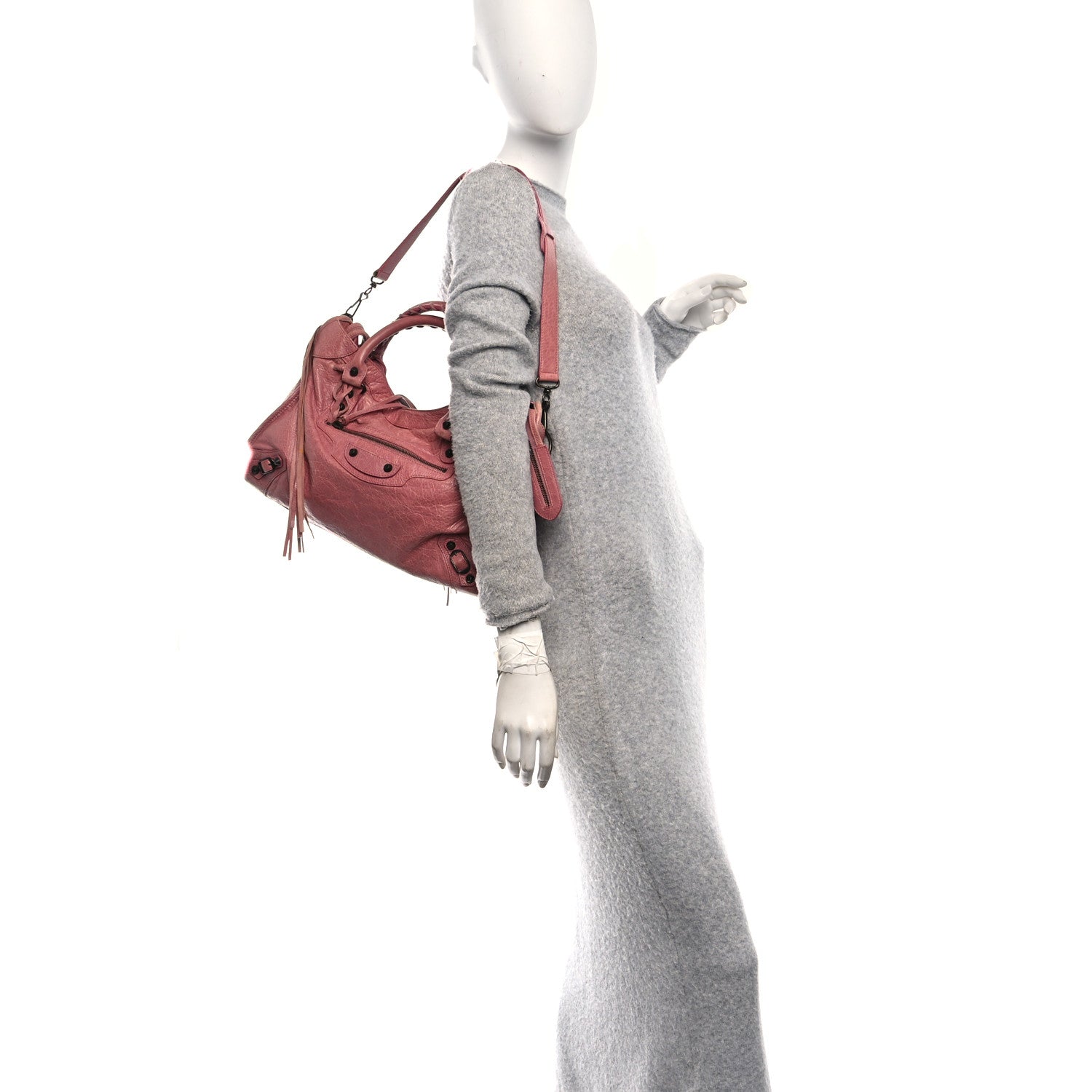 Balenciaga Agneau Classic Hardware City Rose Bruyere 2 of 11