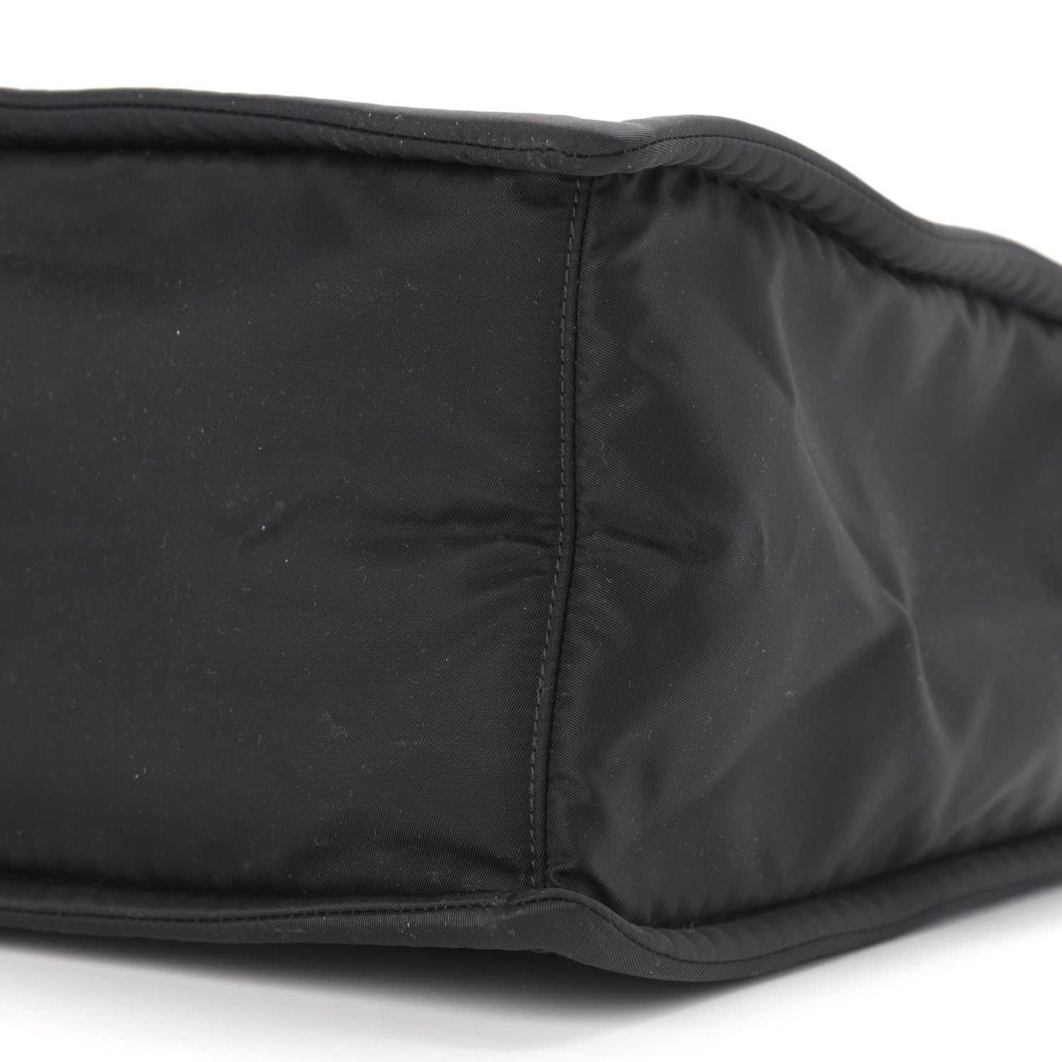 Prada Tessuto Nylon Chain Shoulder Bag Black 10 of 10
