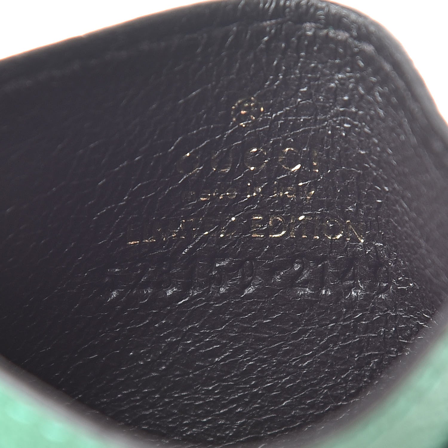 Gucci GG Supreme Monogram Flora Web Ophidia Card Holder Green 6 of 7