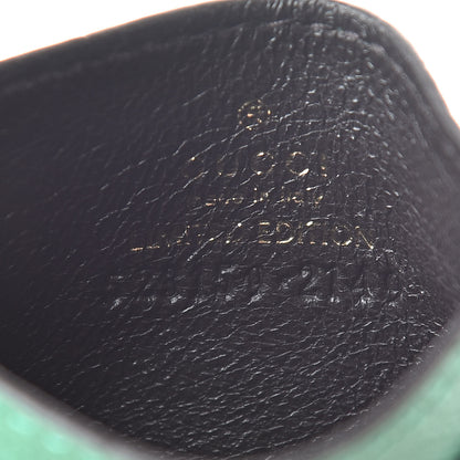 Gucci GG Supreme Monogram Flora Web Ophidia Card Holder Green 6 of 7