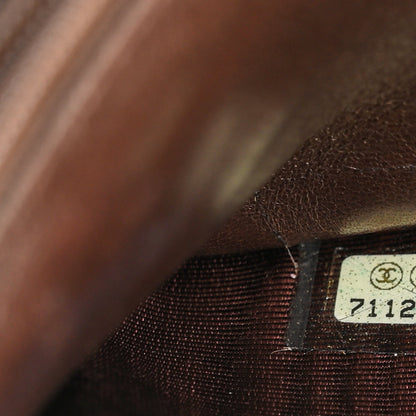 Chanel Caviar Timeless CC Wallet On Chain WOC Dark Brown 7 of 10