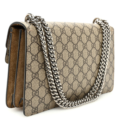 Gucci GG Supreme Monogram Small Dionysus Shoulder Bag Taupe 3 of 10