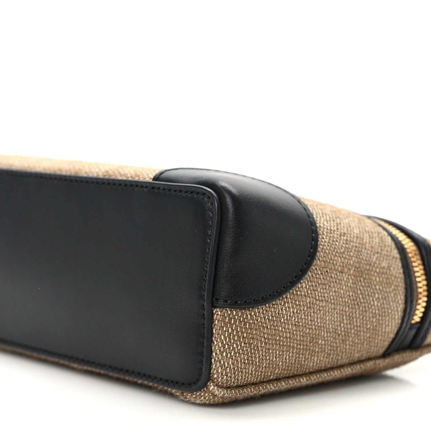 Loro Piana Hemp Silk L19 Extra Pocket Pouch Mooncake Biscuit Black 9 of 10