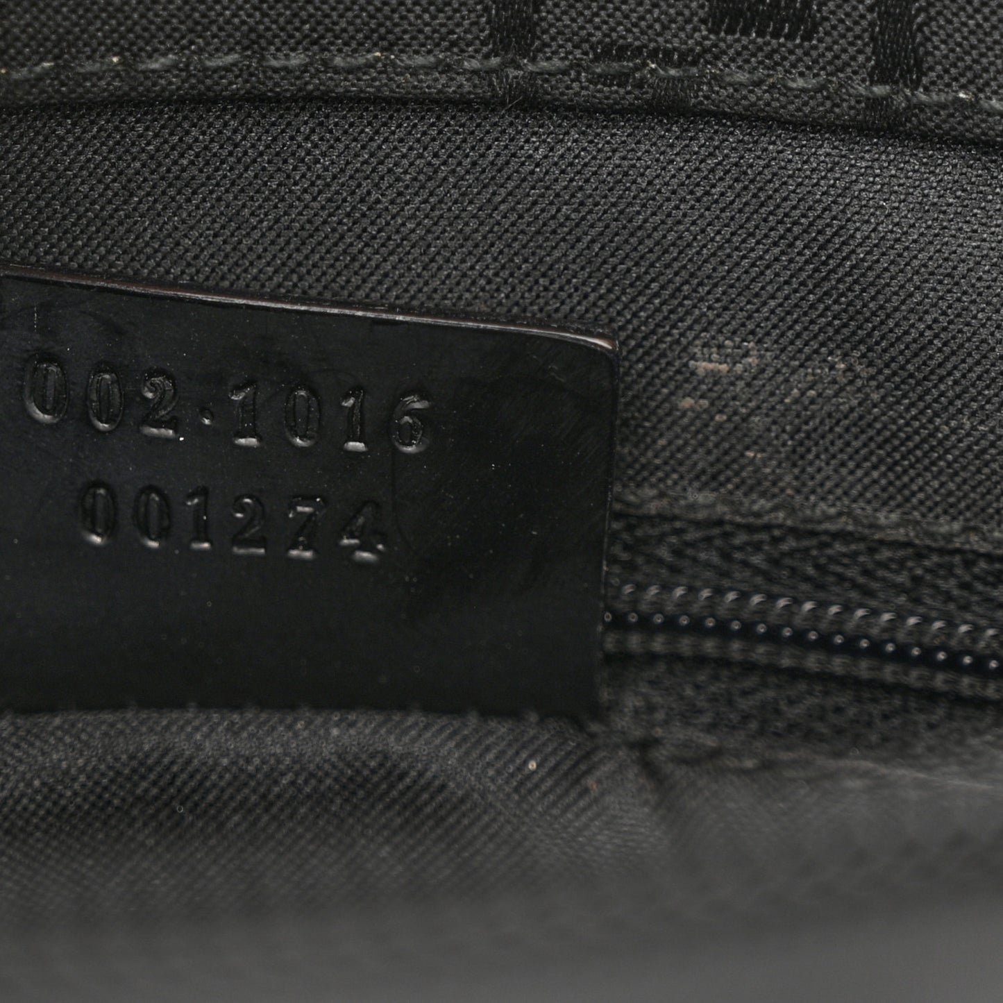 Nylon Monogram Bamboo Handle Bag Black