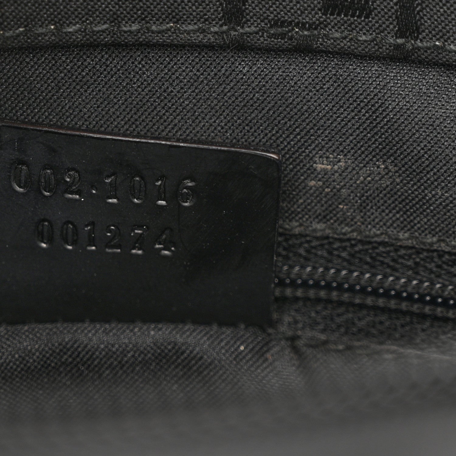 Gucci Nylon Monogram Bamboo Handle Bag Black 7 of 17