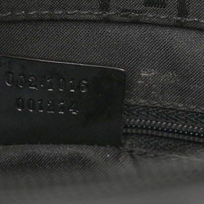 Gucci Nylon Monogram Bamboo Handle Bag Black 7 of 17