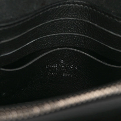 Louis Vuitton Soft Calfskin My Lockme Chain Pochette Black 6 of 9